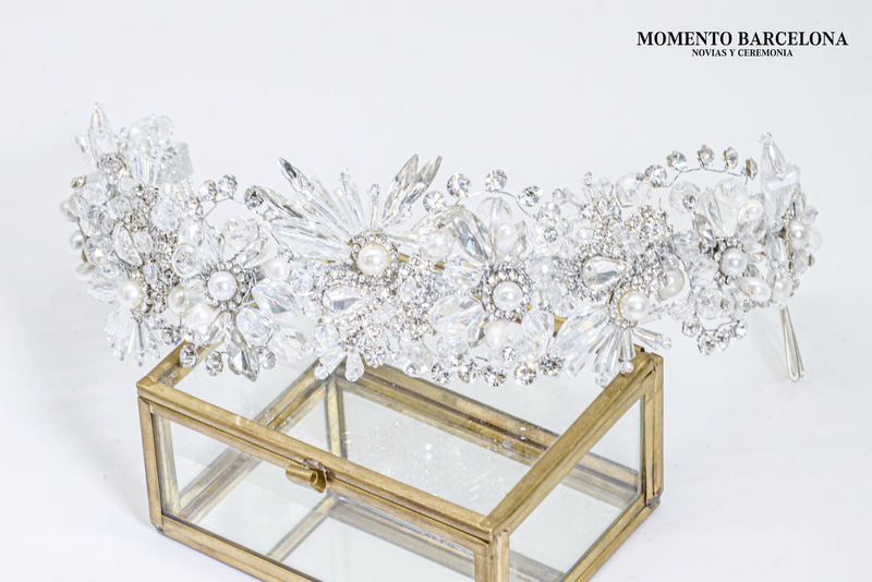 Tiara diana cristal